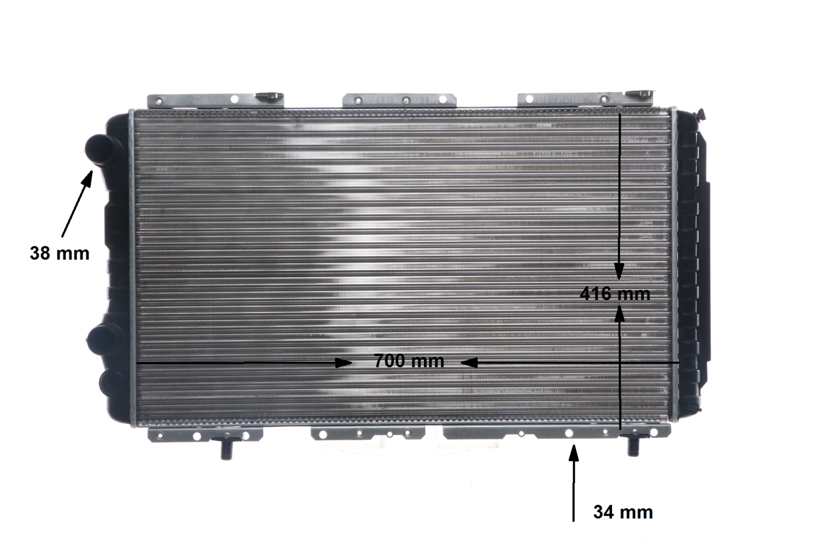 71749744 OE MAHLE ORIGINAL Radiatorius, variklio aušinimas CR 2174 000S