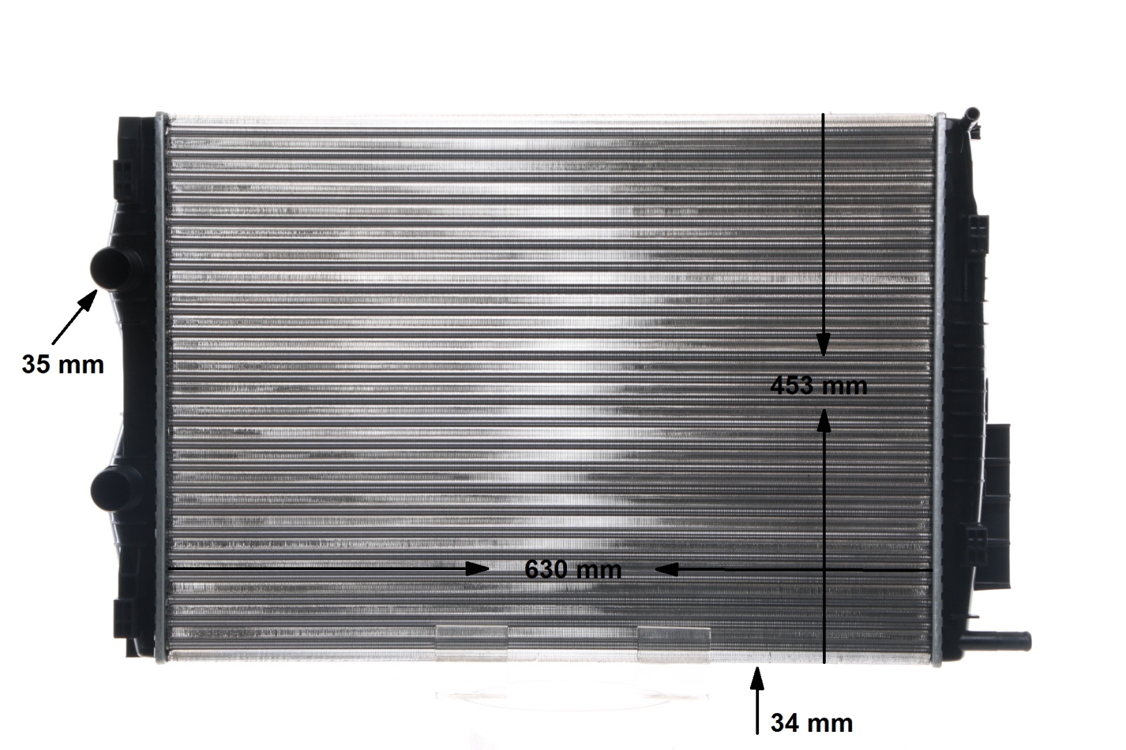 MAHLE ORIGINAL CR 22 001S Radiateur de refroidissement Scenic 2 1.9 dCi Diesel 120 CV 2003 prix