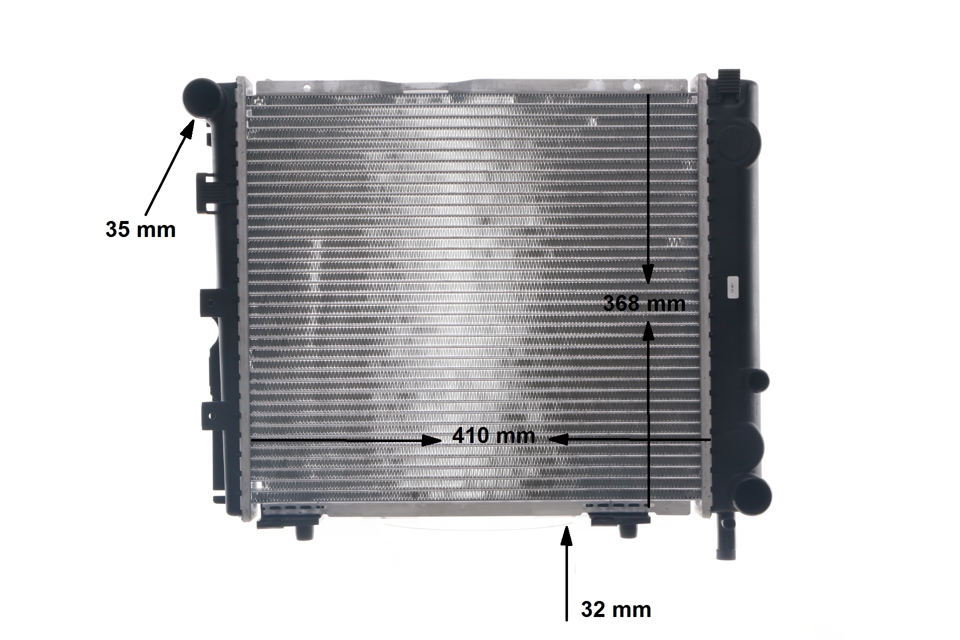 A1245005903 OE MAHLE ORIGINAL Kühler, Motorkühlung CR 275 000S