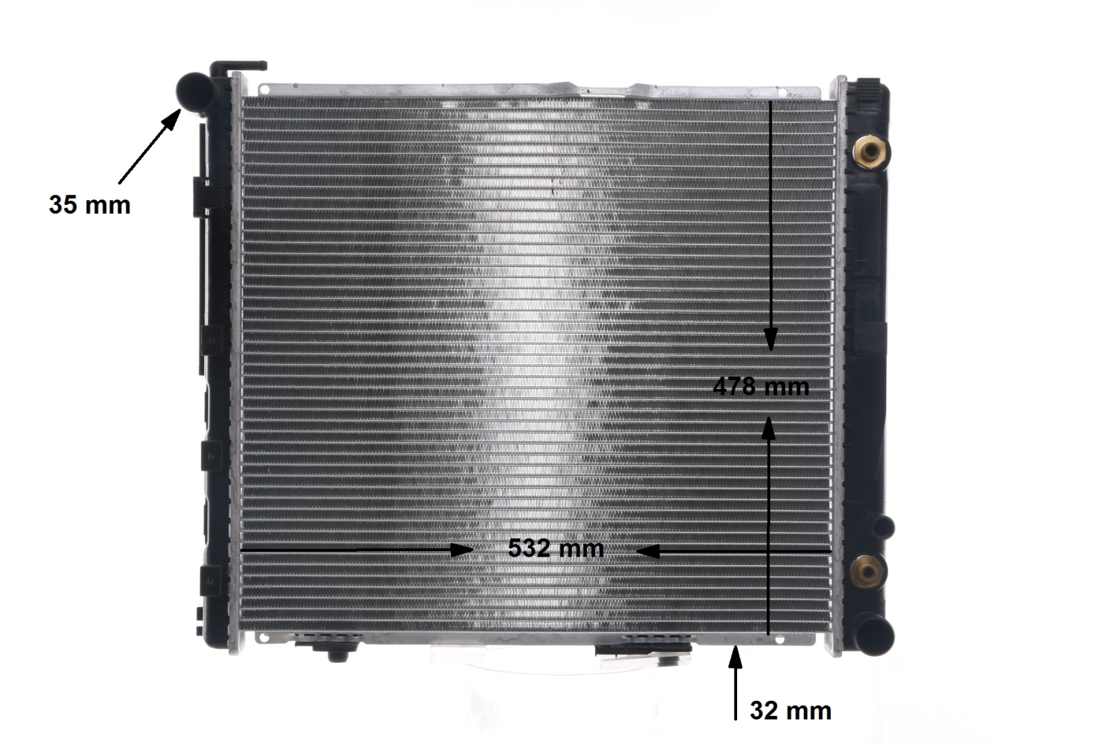 Kylare MAHLE ORIGINAL CR 293 000S som passar till MERCEDES-BENZ billigt