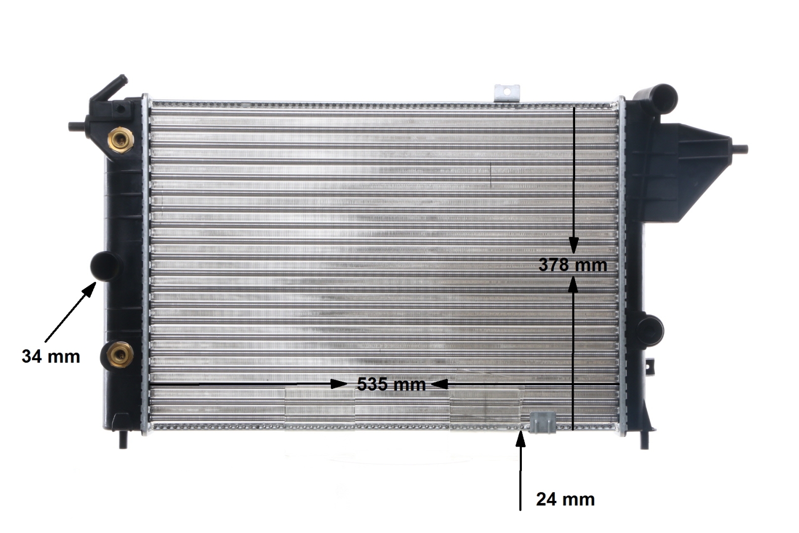 52450802 OE MAHLE ORIGINAL Radiateur du moteur CR 439 000S