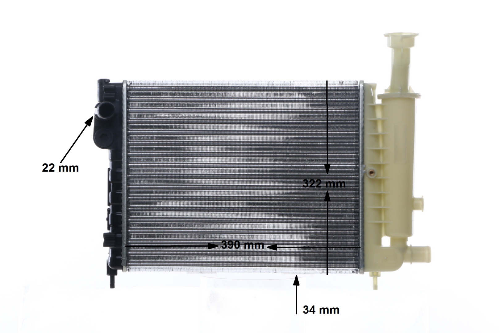 MAHLE ORIGINAL CR 491 000S CITROЁN AX radiator cost