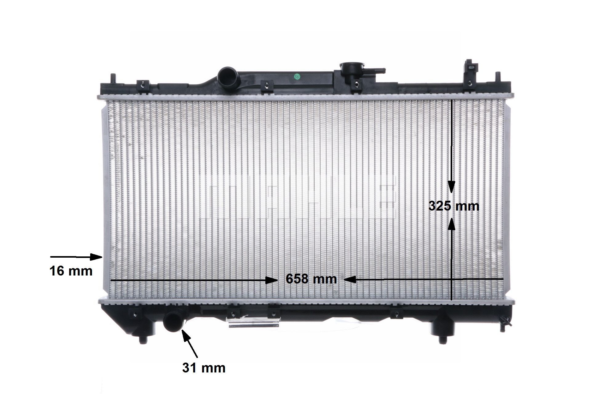 originale Chrysler CROSSFIRE MAHLE ORIGINAL Radiator CR 543 000S