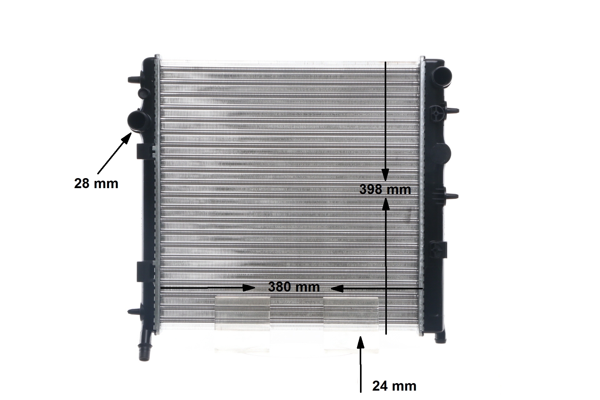 MAHLE ORIGINAL 1330Q0 Jäähdytin, moottorin jäähdytys CR 556 002S