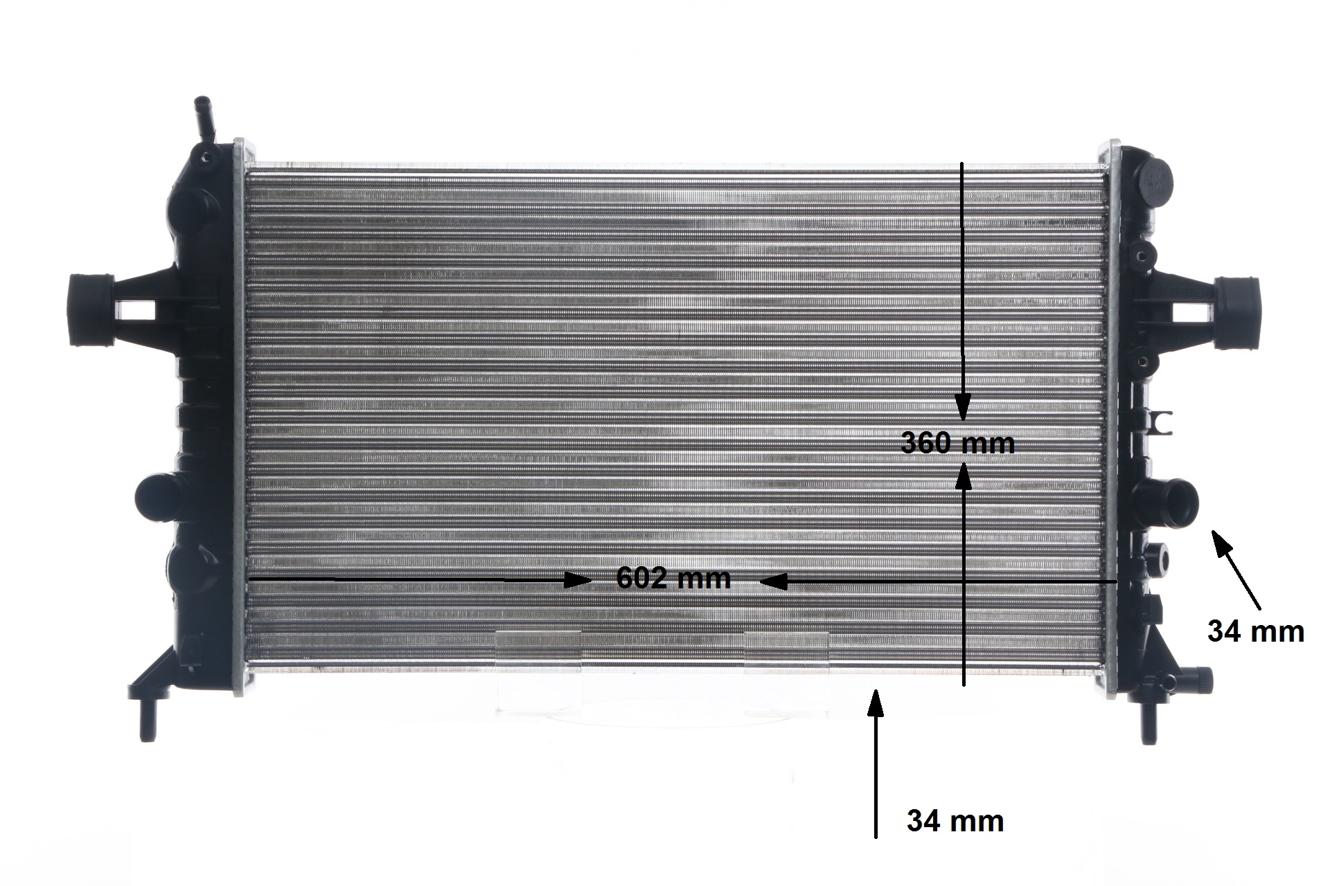 MAHLE ORIGINAL CR 574 000S Radiatore Opel Astra G 1.6 (F35) Benzina 103 CV 2004 prezzo