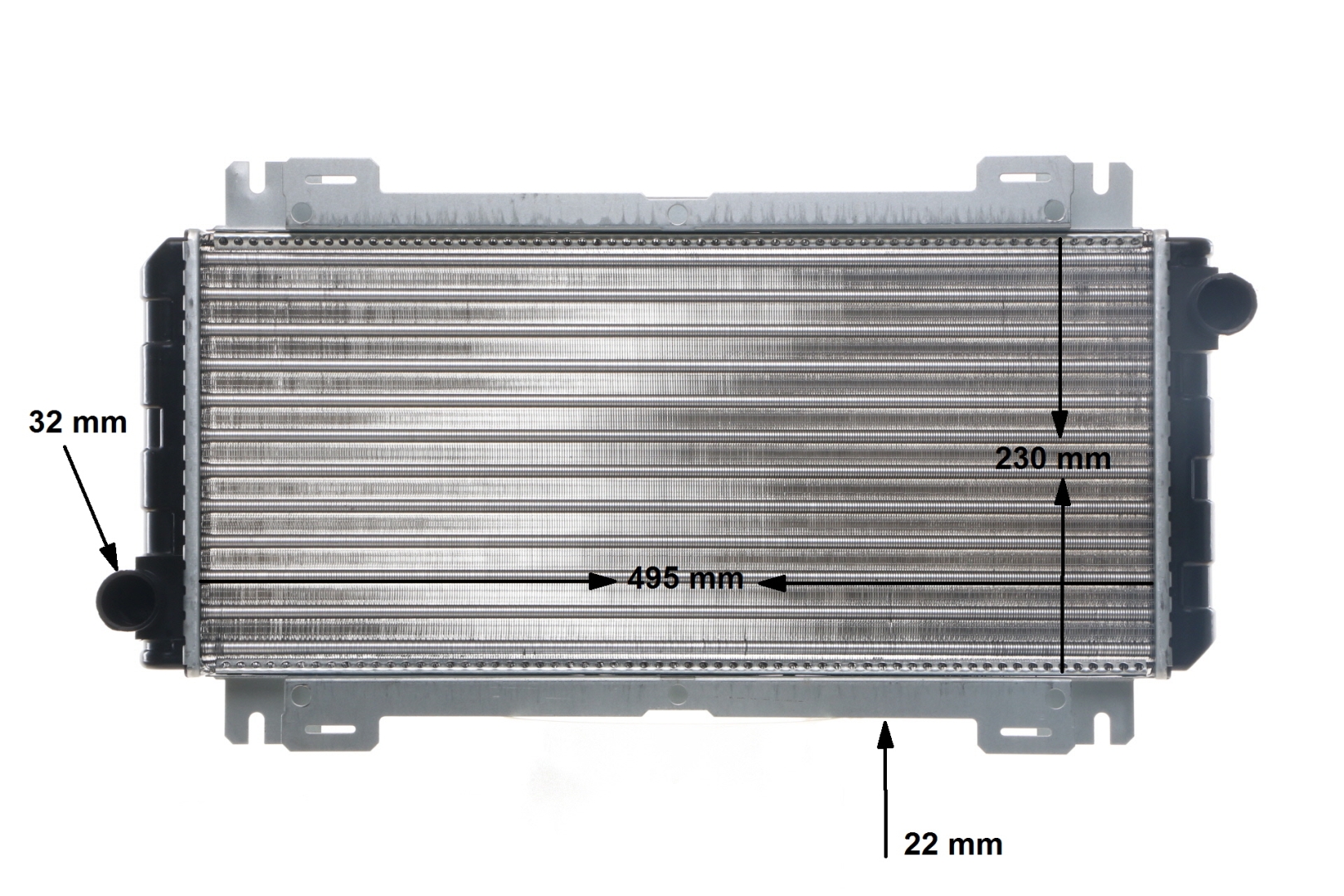 MAHLE ORIGINAL CR 619 000S kylare Ford Fiesta Mk2