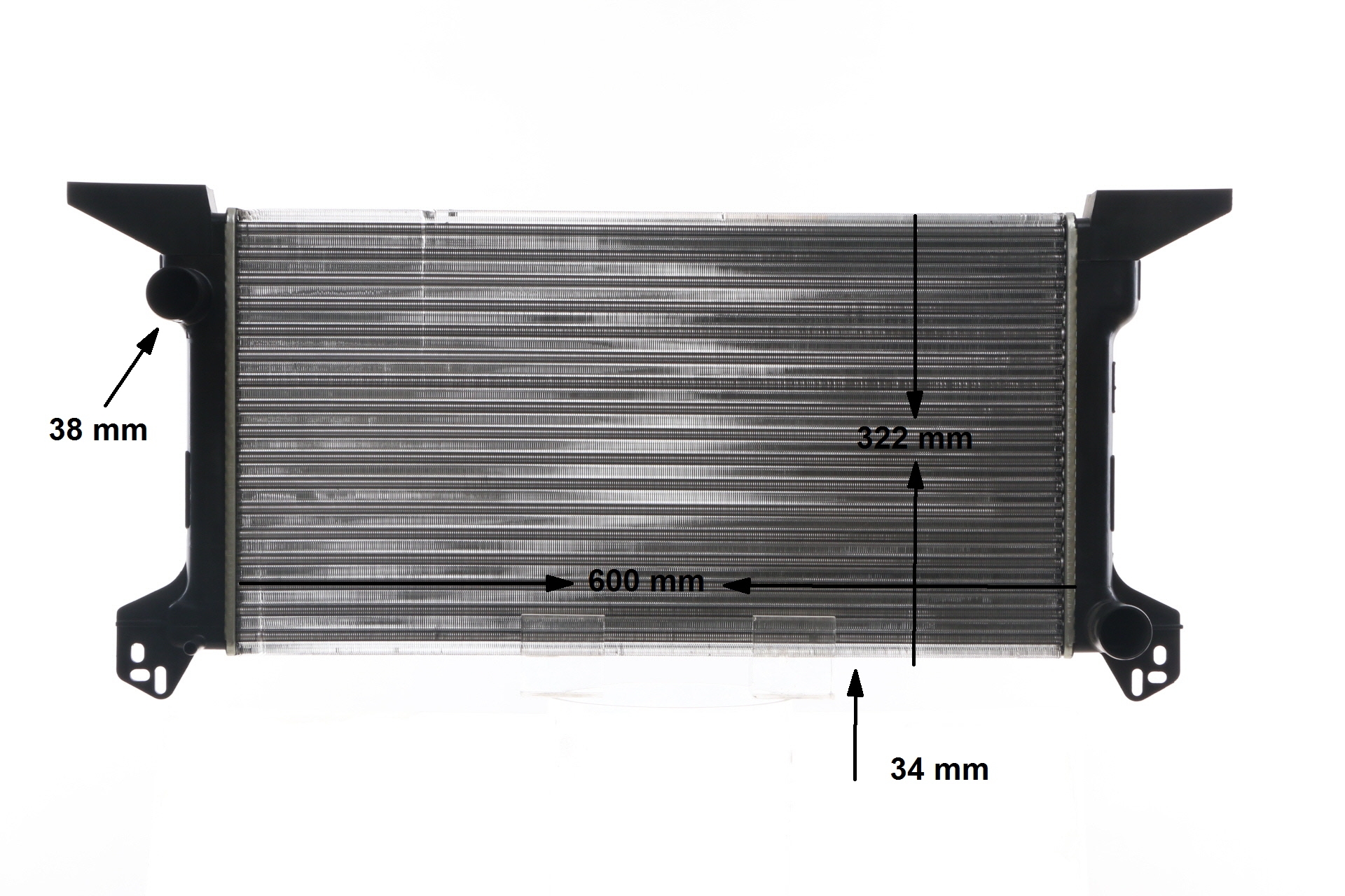 1040077 OE MAHLE ORIGINAL Радиатор, охлаждение двигателя CR 623 000S