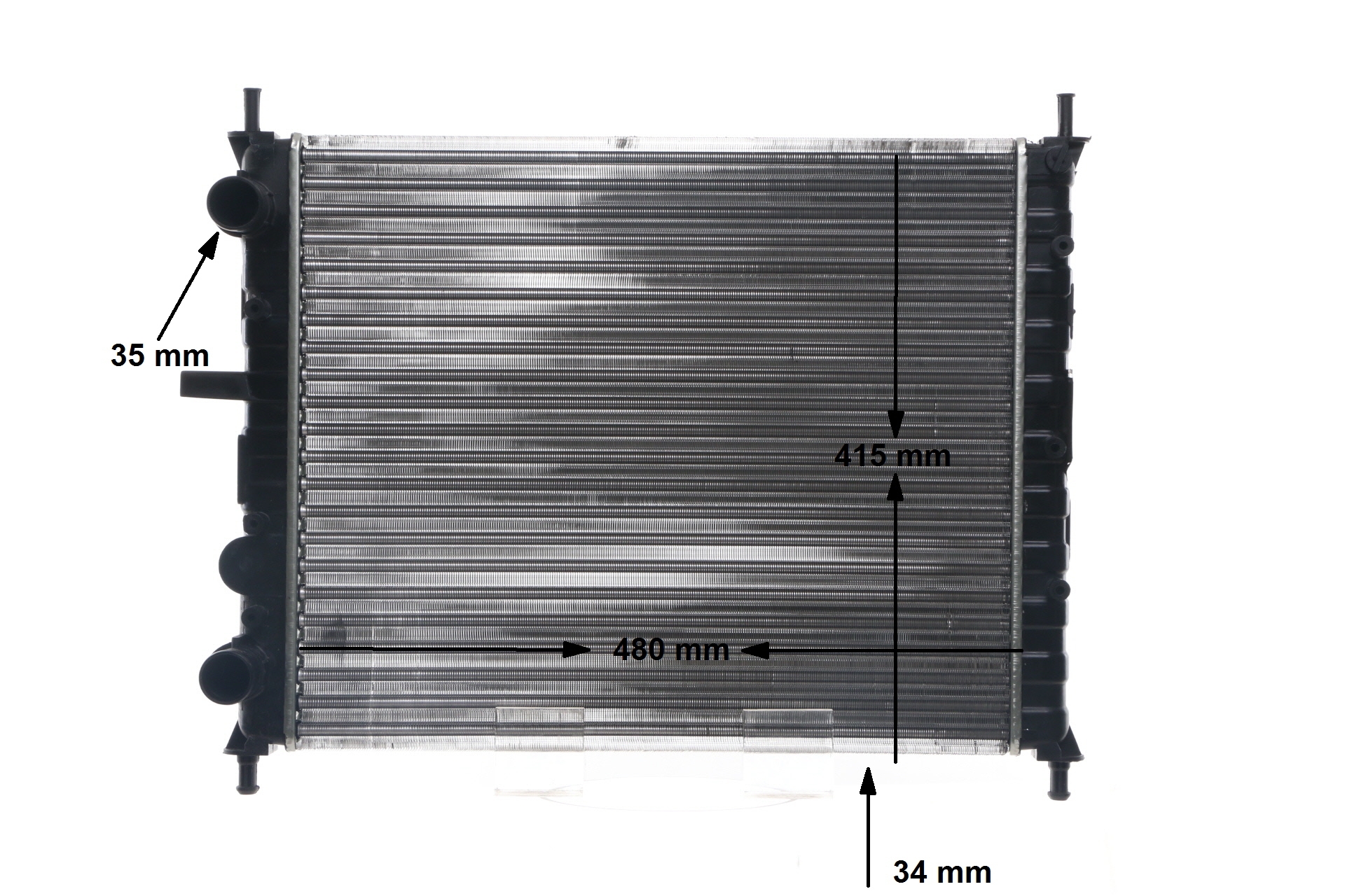 Radiateur du moteur MAHLE ORIGINAL CR 631 000S appropriées pour FIAT pas cher