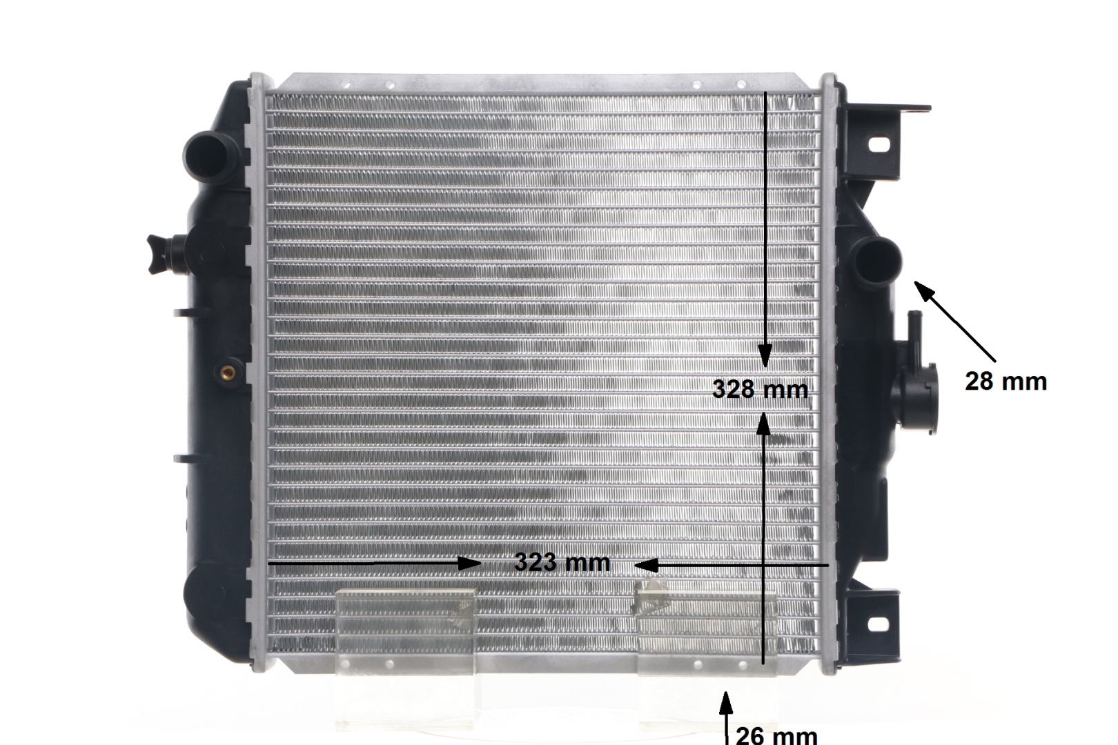 MAHLE ORIGINAL CR 651 000S Køler SUZUKI SWIFT 2 (EA, MA) 1.3 4WD Benzin 71 HK 1991 pris