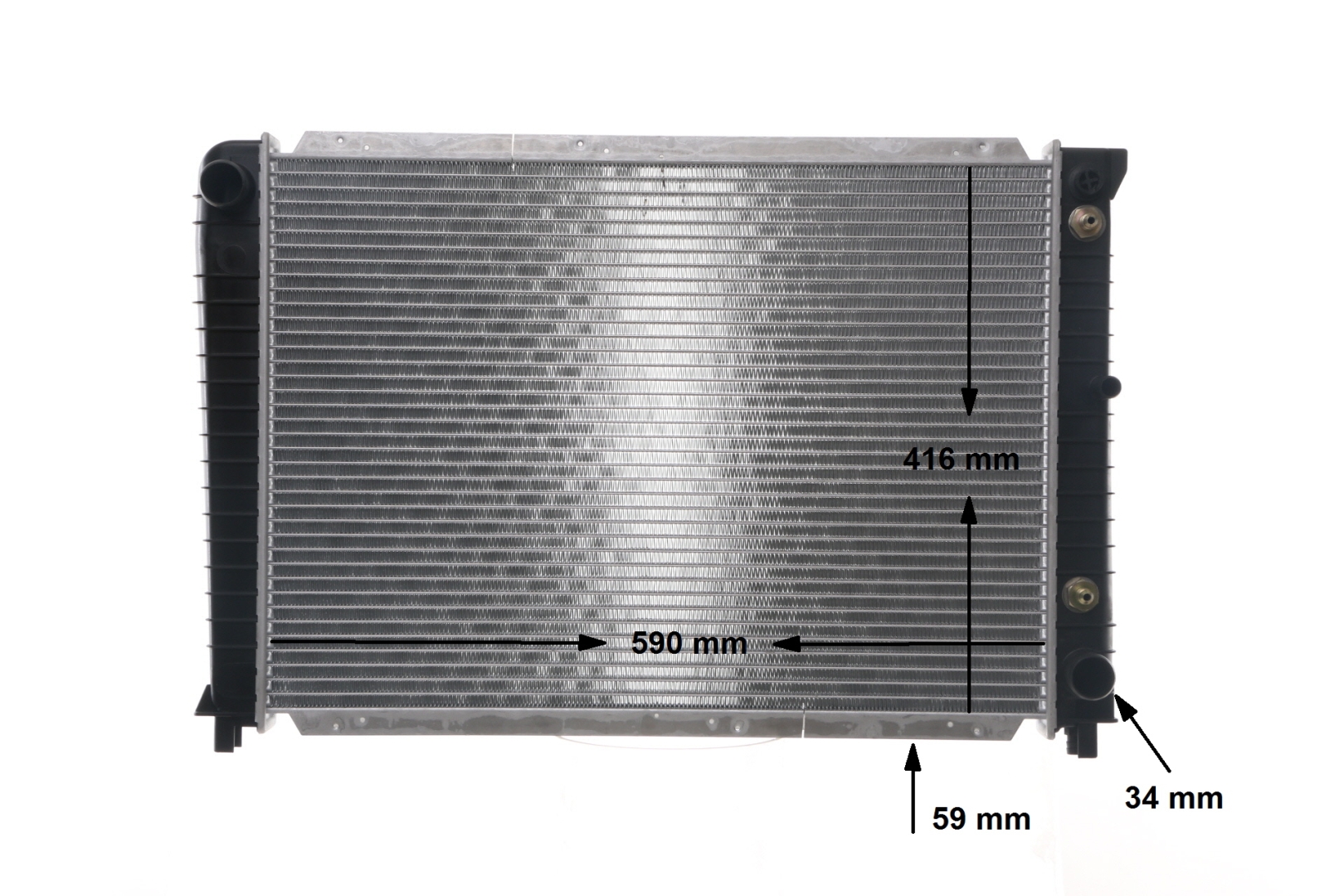 Radiateur du moteur MAHLE ORIGINAL CR 654 000S appropriées pour RENAULT, PEUGEOT, VOLKSWAGEN, CITROЁN, BMW pas cher
