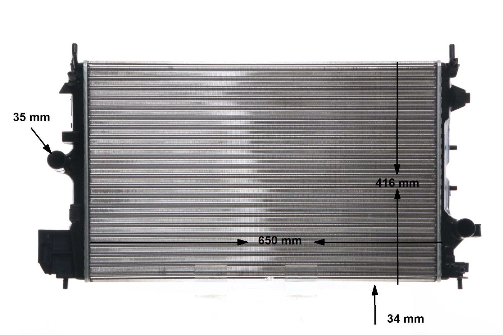 MAHLE ORIGINAL CR835001S Radiador Opel VECTRA 2009