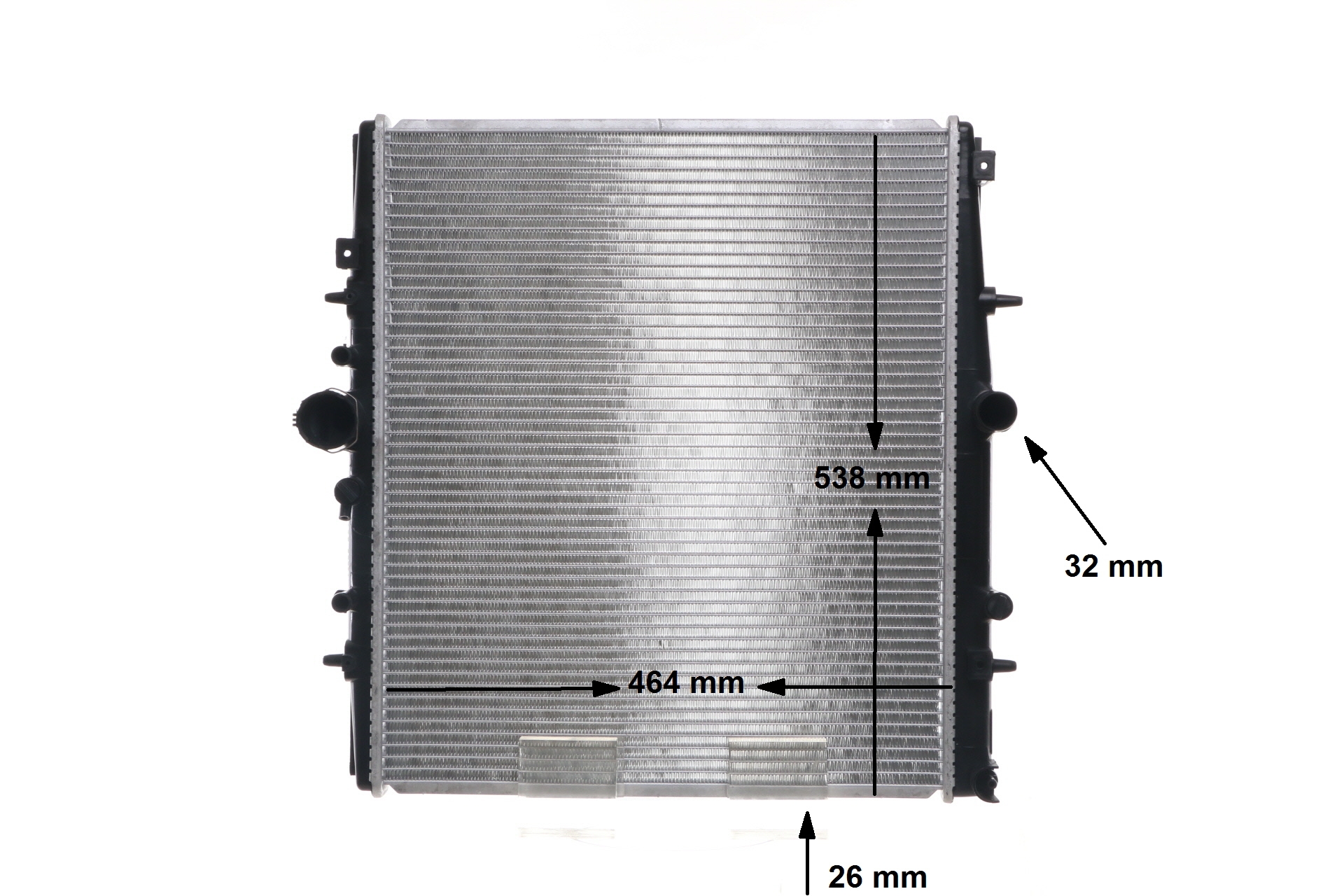 1330H8 OE MAHLE ORIGINAL Radiatore motore CR 851 000S