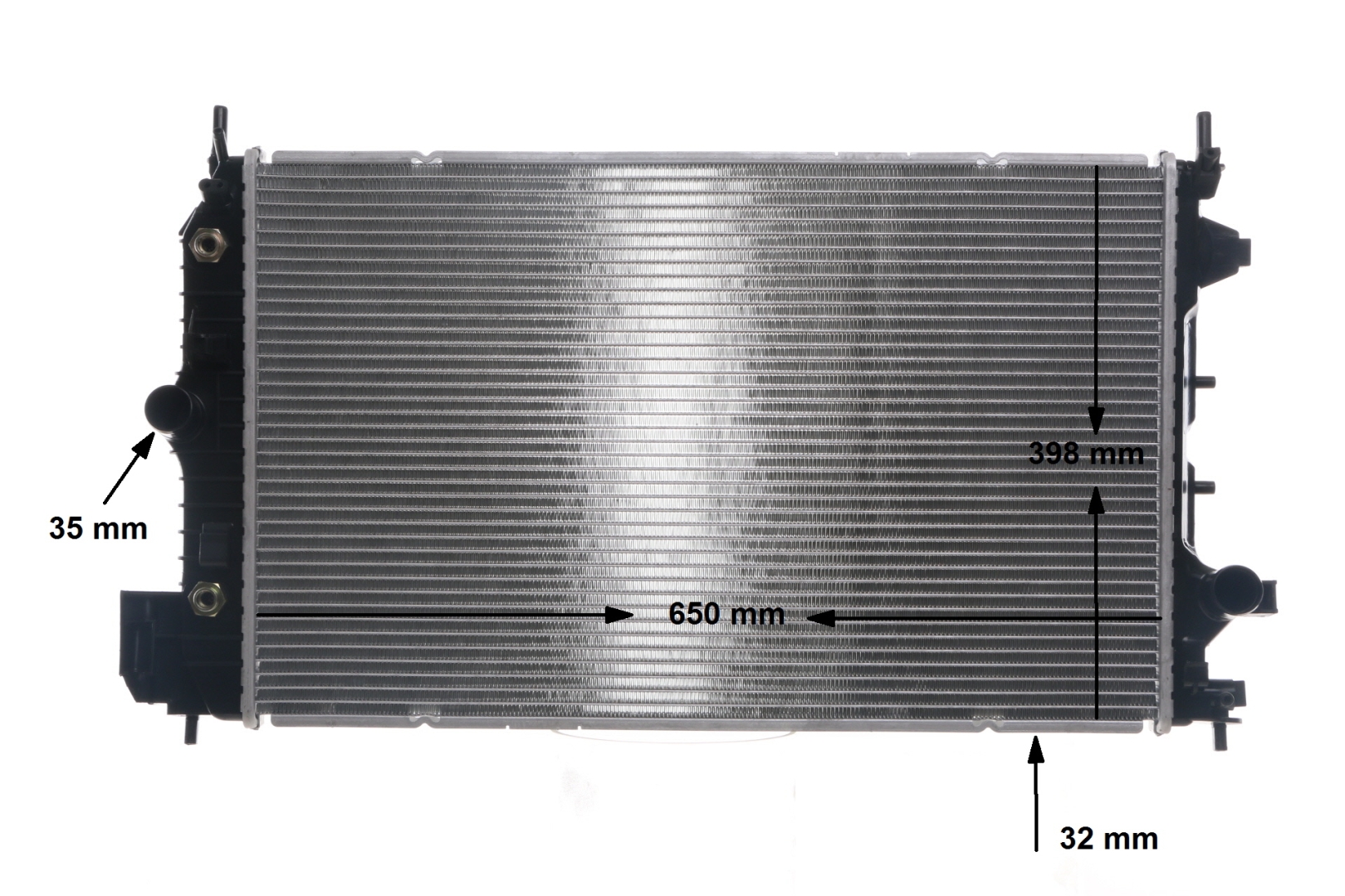 51825587 OE MAHLE ORIGINAL Kühler, Motorkühlung CR 9 000S