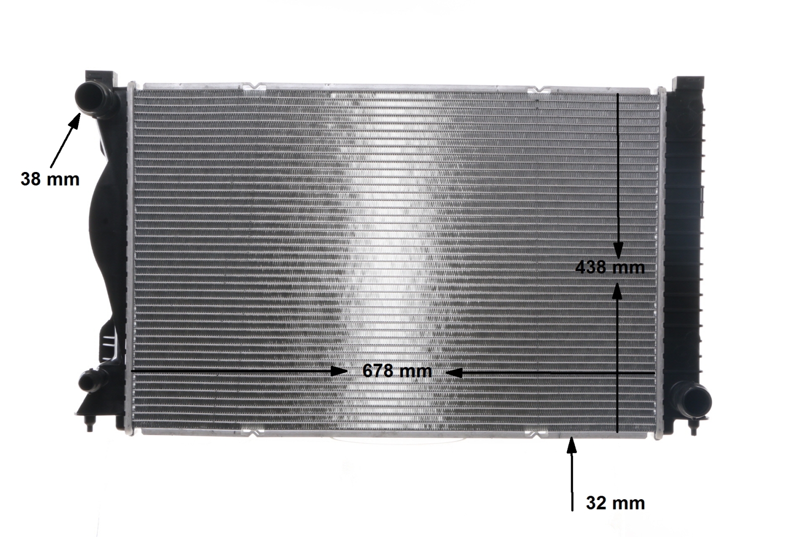 MAHLE ORIGINAL Engine radiator CR 978 000S