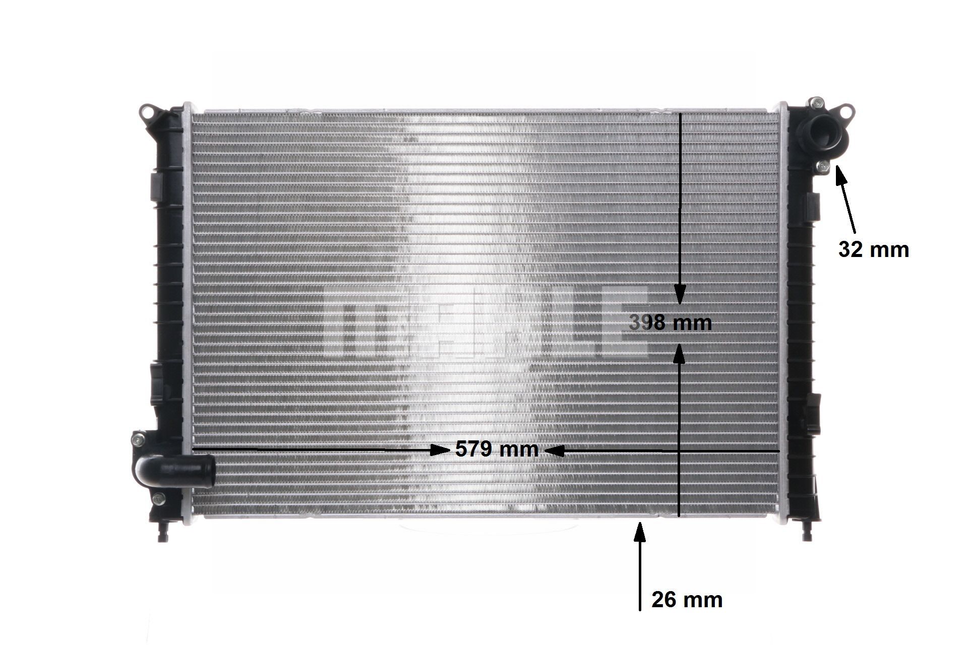 MAHLE ORIGINAL CR 983 000S MINI Cabrio Radiateur origineel