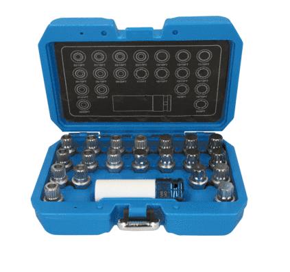 KS TOOLS Kit afloje, cerrojo llanta BT691230