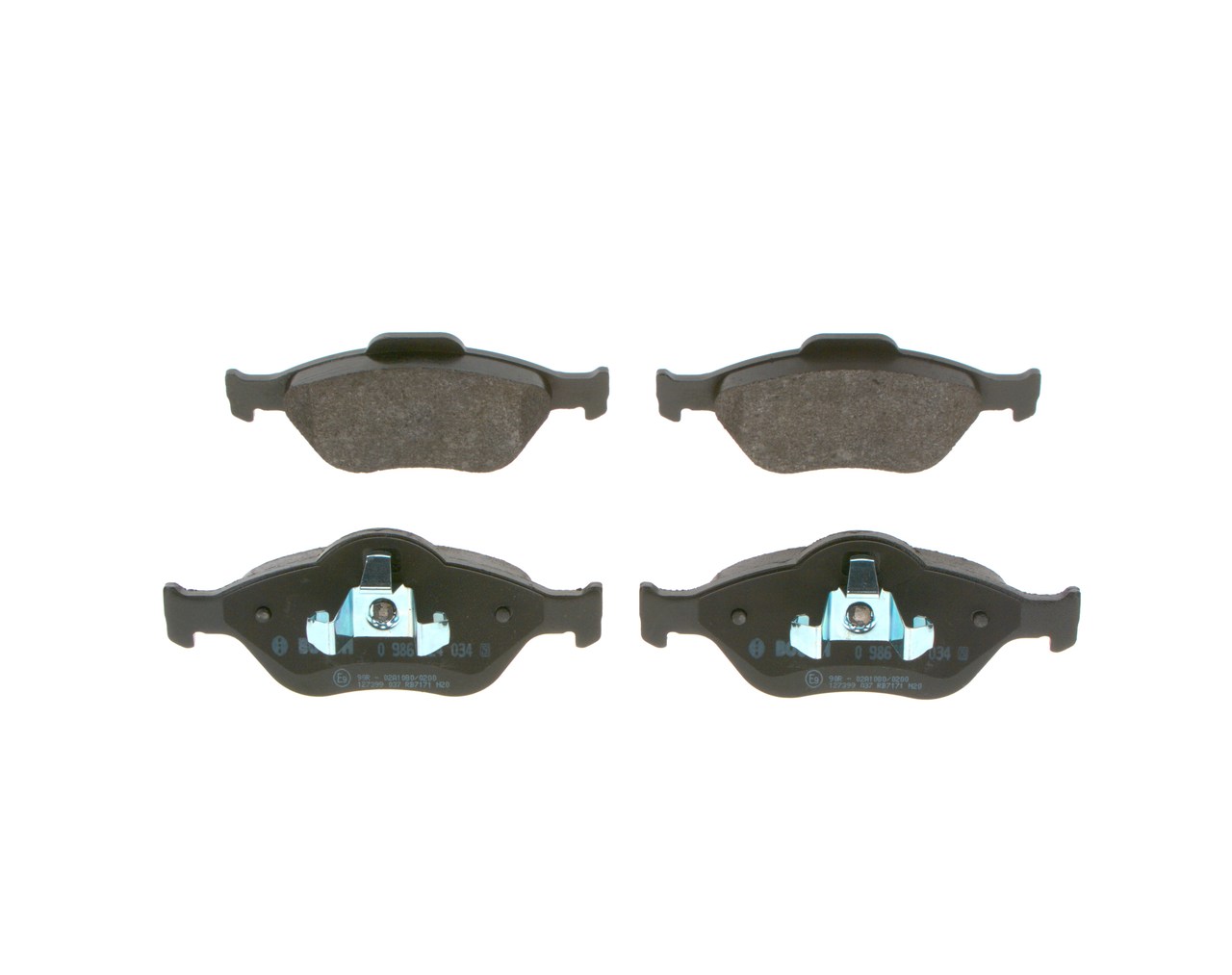 BOSCH Pastilhas de travão 0 986 424 034