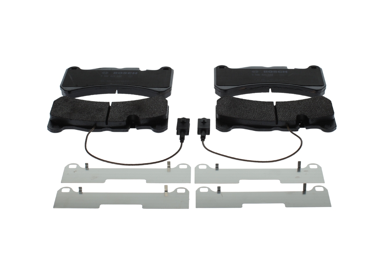 BOSCH Pastilhas de travão 0 986 424 104