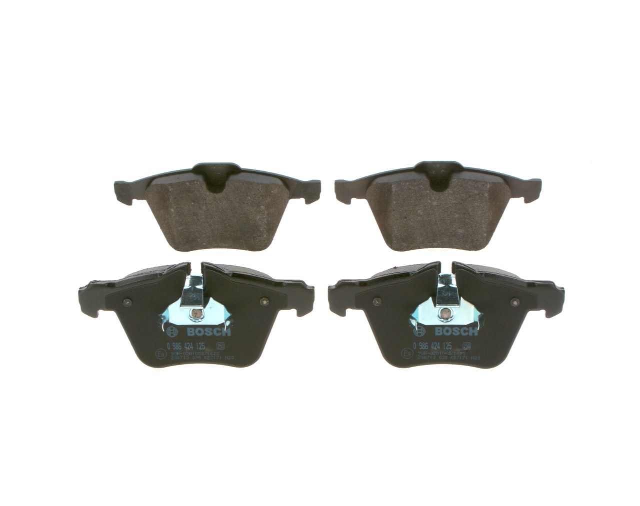 02C2C40926 OE BOSCH Plaquettes de frein 0 986 424 125