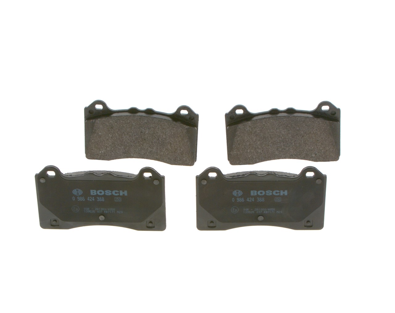 BOSCH Bremsbeläge 0 986 424 388