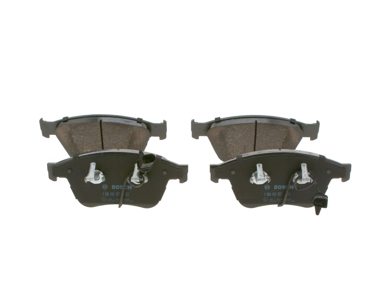 3W0698151P OE BOSCH Bremseklodser 0 986 424 397