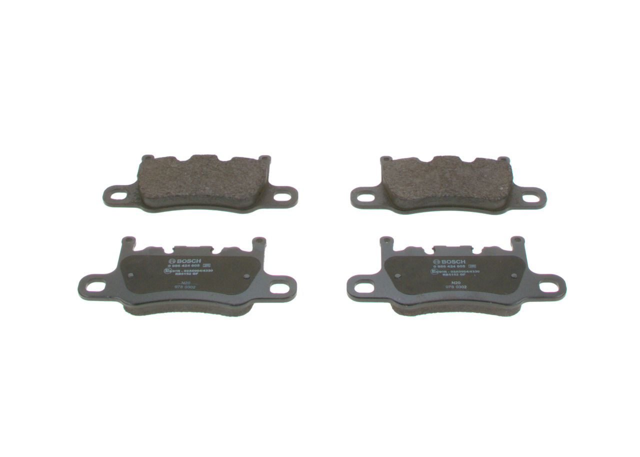 BOSCH Pastilhas de travão 0 986 424 605