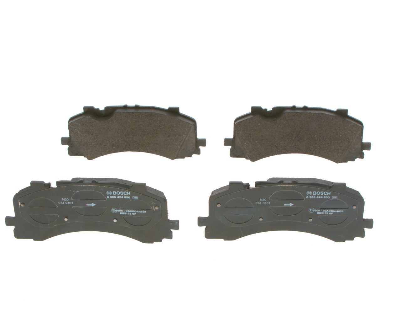 BOSCH Bremsbeläge 0 986 424 850