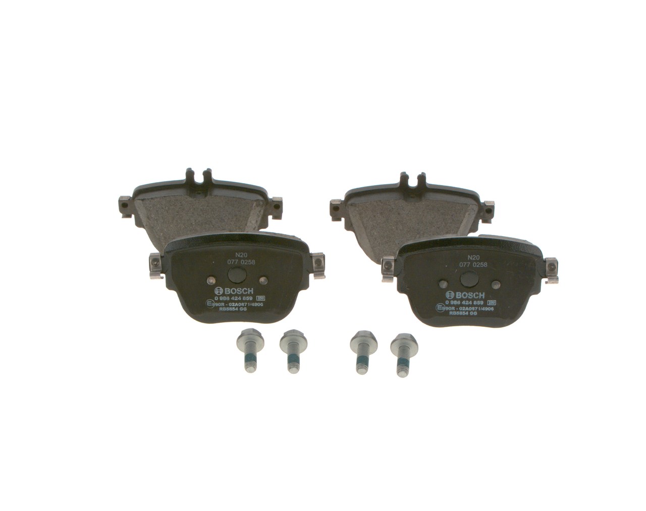 BOSCH Bromsbelägg 0 986 424 859
