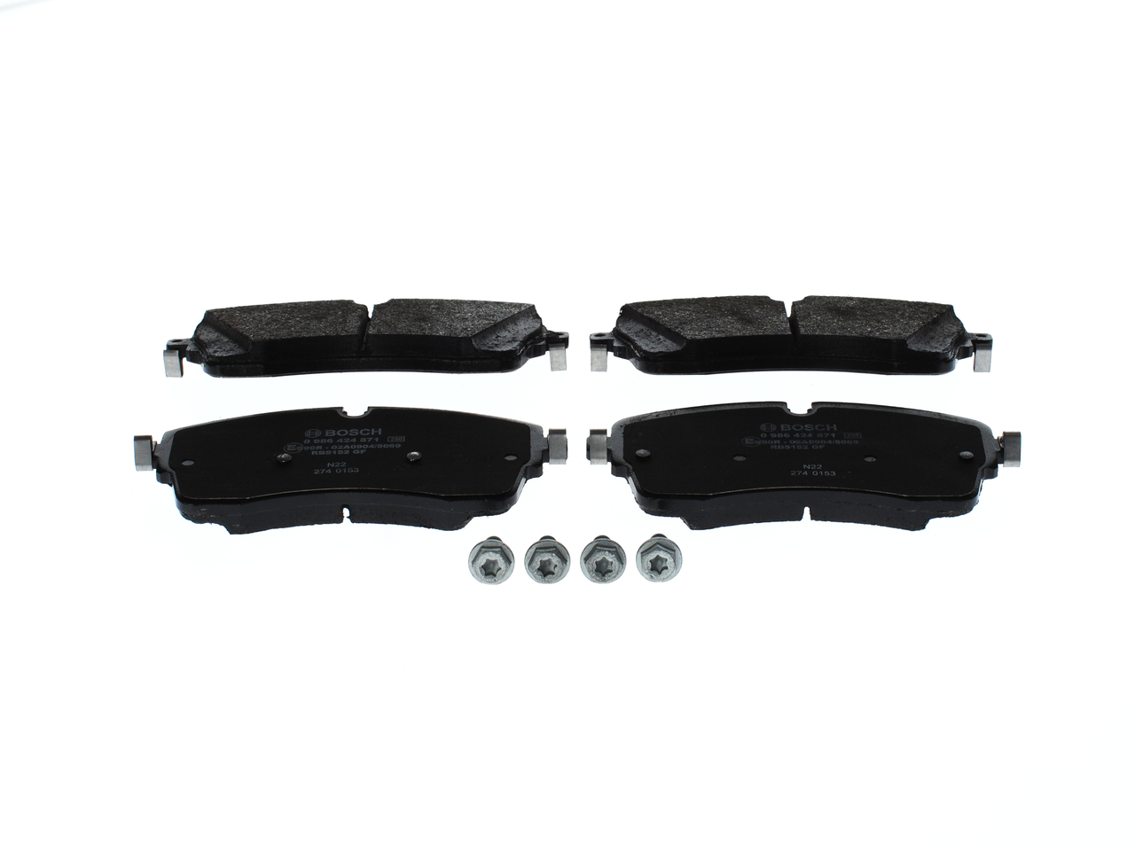 BOSCH Juego de pastillas de freno 0 986 424 871