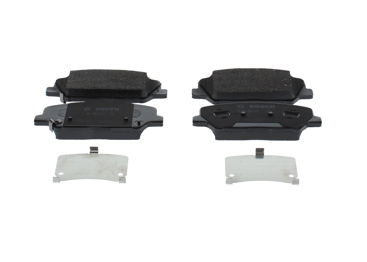 BOSCH Juego de pastillas de freno 0 986 494 671