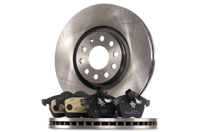 RIDEX 3405B0392 Bremsscheiben und -beläge AUDI A4 Cabrio (8H7, B6, 8HE, B7) 3.2 FSI 255 PS Benzin 2007