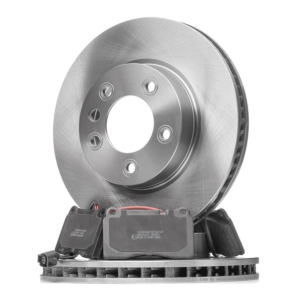 RIDEX 3405B0396 Jarrupalat ja -levyt VW Touareg 1 3.2 V6 Bensiini 241 hv 2004