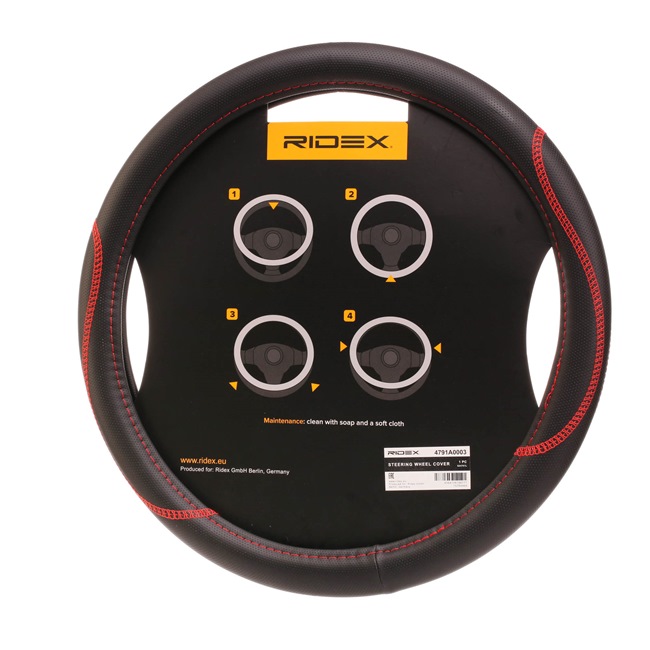 Lenkradbezug RIDEX 4791A0003 passend für VW, AUDI, BMW, MERCEDES-BENZ, FORD zum günstigen Preis