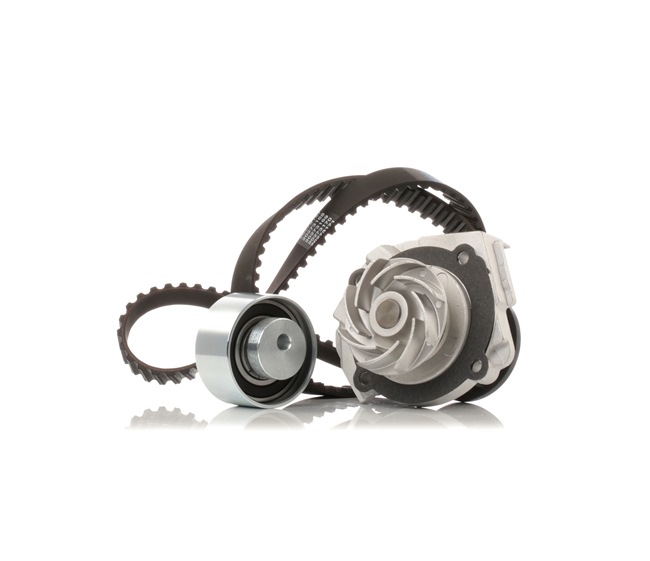 RIDEX 3096W0315 Pompe à eau + kit de distribution Fiat Stilo Break 1.4 16V Essence 95 CV 2007