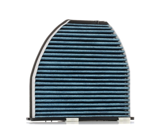 RIDEX 424I0486 Interieurfilter Carbon filter, Met anti-allergische werking, Met antibacteriële werking, Fijnstoffilter (PM 2.5), 260mm MERCEDES-BENZ C-Klasse bj 1996