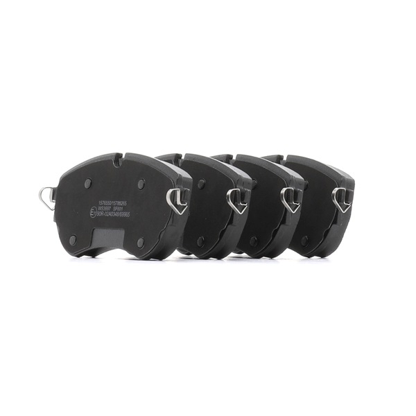 RIDEX 402B1393 Brake pads VW Amarok Platform 2.0 TDI 4motion Diesel 140 hp 2013 price
