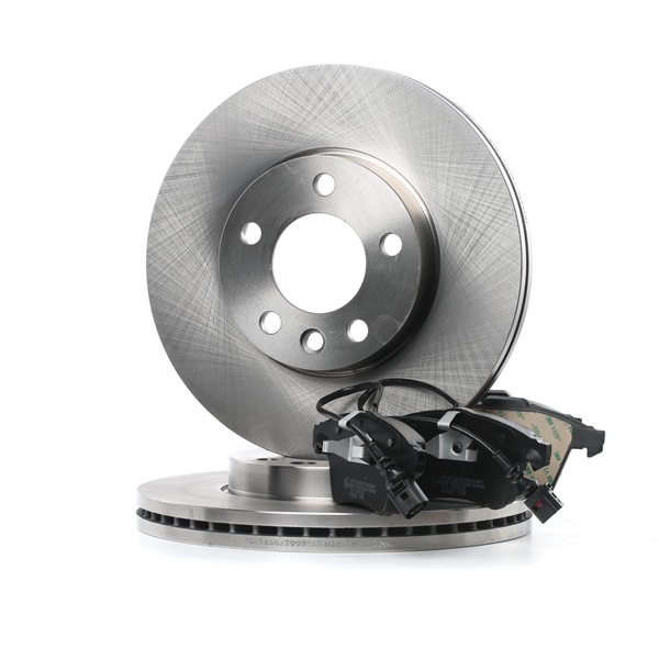 RIDEX 3405B0409 Jarrulevyt ja -palat VW Touareg (7LA, 7L6, 7L7) 3.2 V6 Bensiini 241 hv 2006