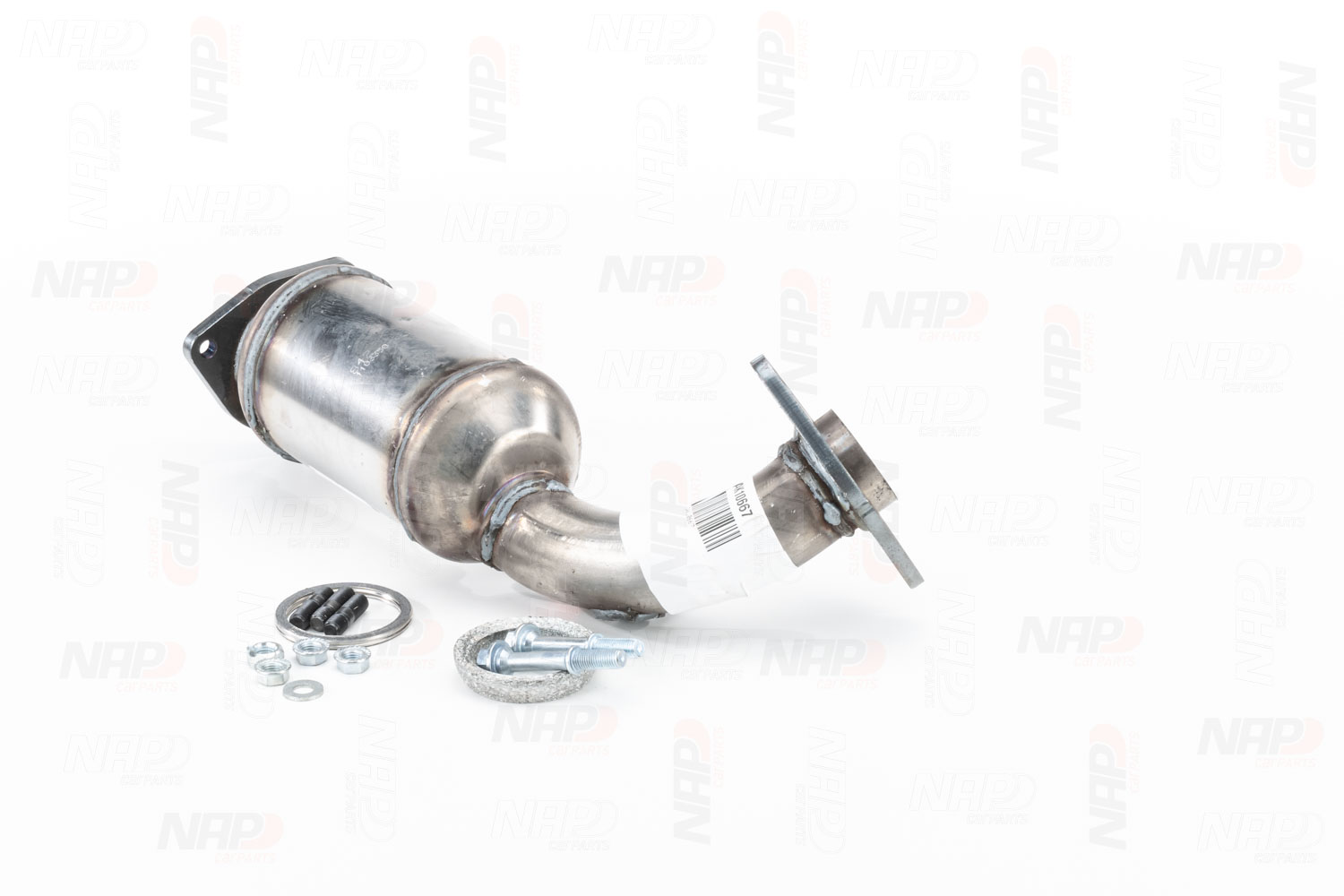 NAP carparts Katalysator Euro 4 (D4), G16B/ J20A, mit Anbau-/Befestigungsmaterial, Länge: 430 mm CAK10667
