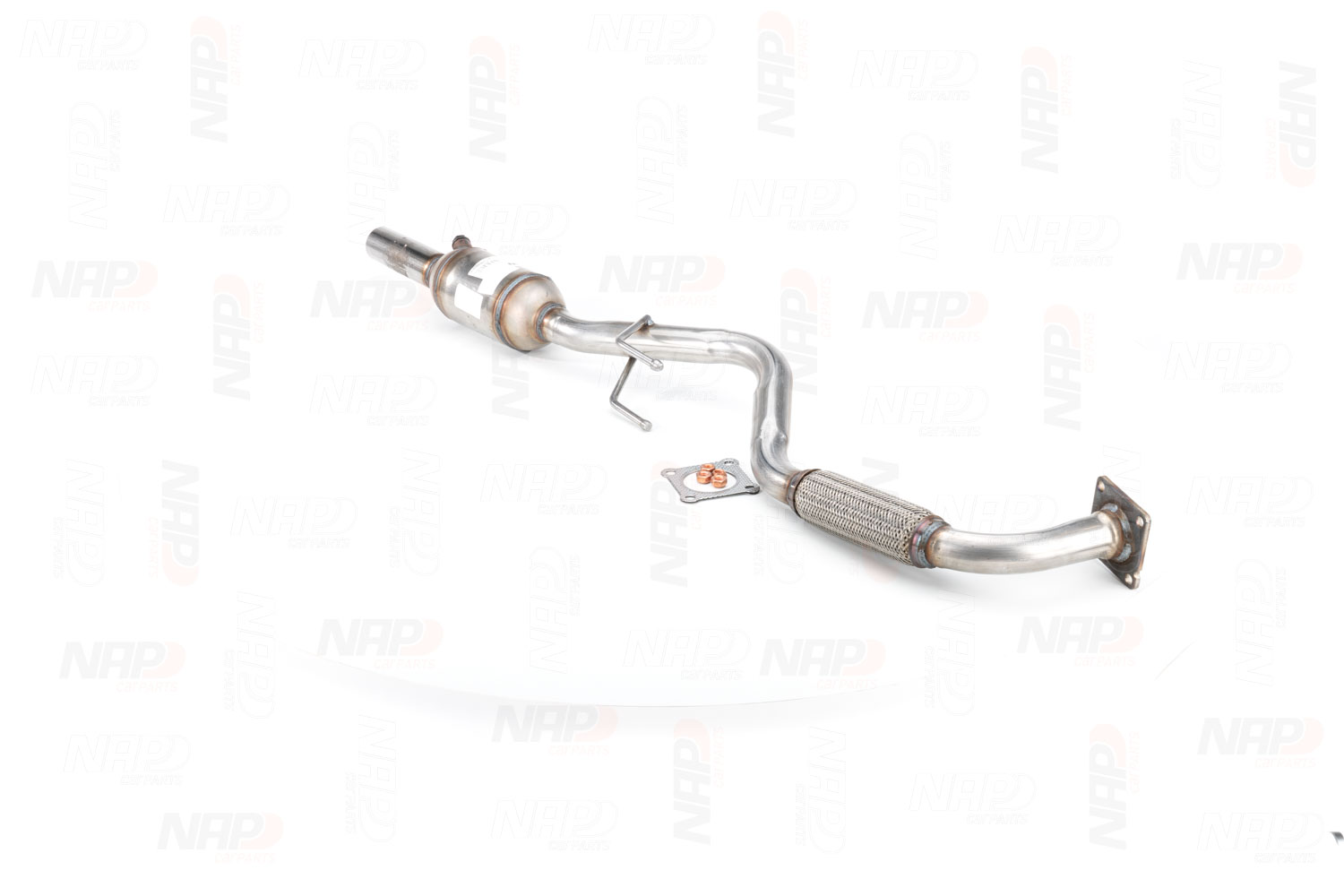 NAP carparts CAK10752 Udstødningsrør VW Lupo 1.4 16V Benzin 75 HK 2003 pris