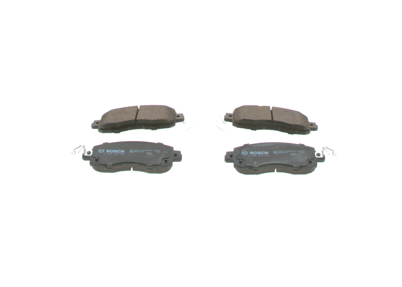 Acheter BOSCH Plaquettes de frein 0 986 424 509