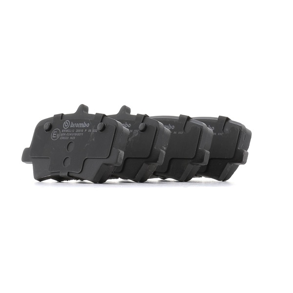 BREMBO 31687033 Jarrupalat, levyjarru P 86 032