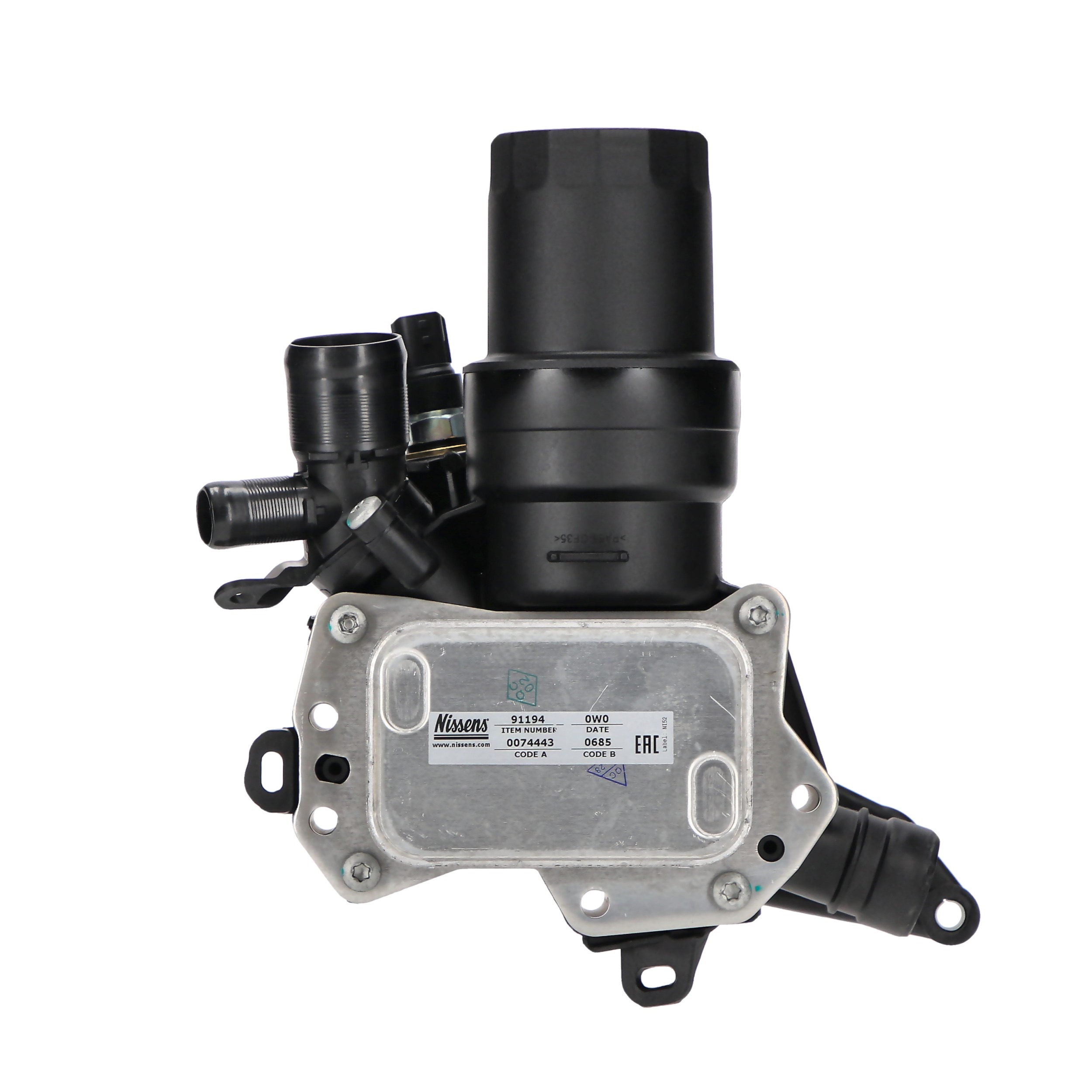 NISSENS Engine oil cooler 91194