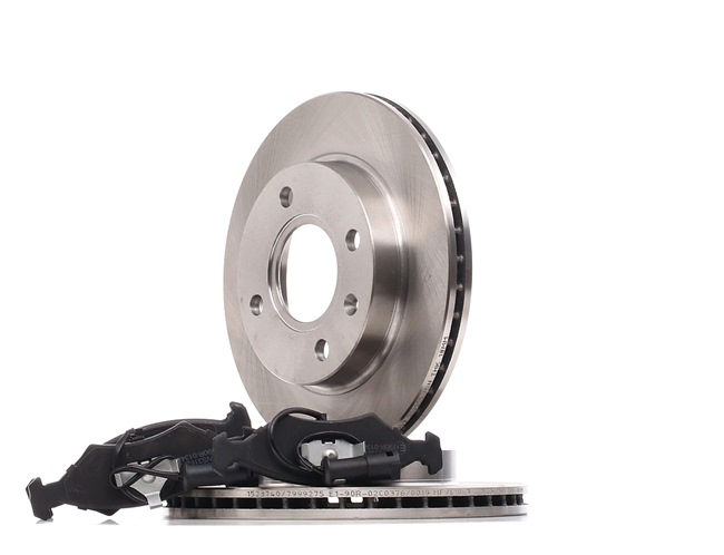 RIDEX 3405B0422 Bremsscheiben und -beläge Ford Fiesta Mk4 1.1 50 PS Benzin 1996