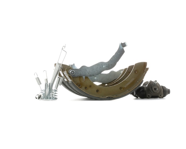 RIDEX 3859B0058 Комплект колодок и цилиндров барабанного тормоза RENAULT Clio II Hatchback 1.9 D (B/CB0E, BB0J) Дизель 64 л.с. 2000
