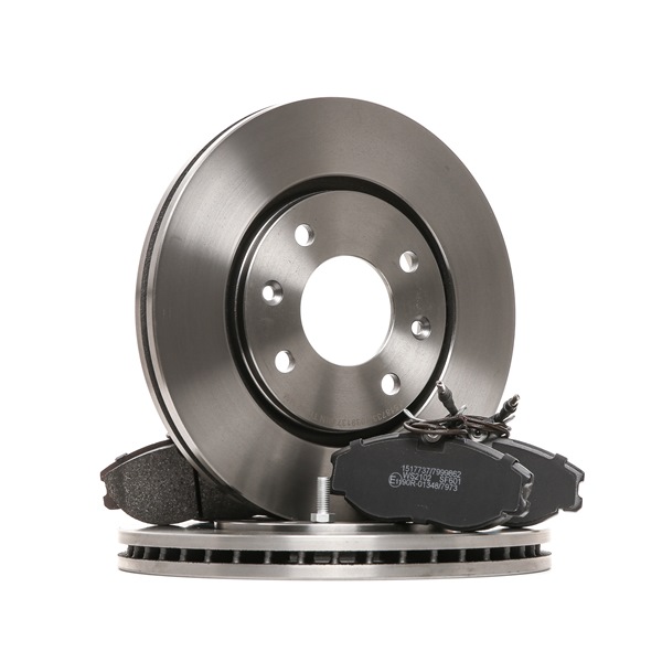 RIDEX 3405B0449 Bremseklodser og skiver Peugeot 406 Stationcar 1.8 Benzin 90 HK 2002 pris