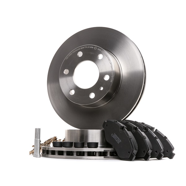 RIDEX 3405B0450 Комплект тормозных дисков и колодок IVECO DAILY V c бортовой платформой/ходовая часть NaturalPower 35S14, 35C14, 40C14, 50C14, 60C14, 65C14,... природный газ 136 л.с. 2014