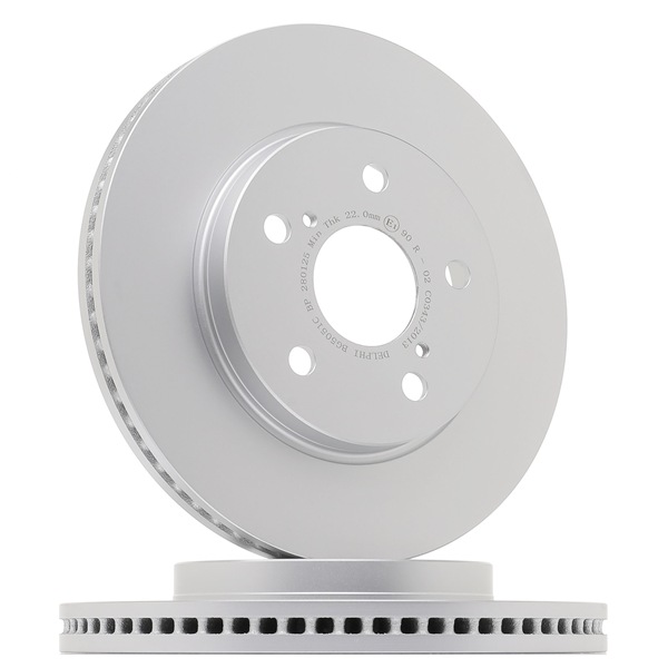 DELPHI BG5051C Disque de frein TOYOTA Corolla XII Break (E210) 1.8 VVTi Hybrid (ZWE219) 140 CV Essence/électrique 2025