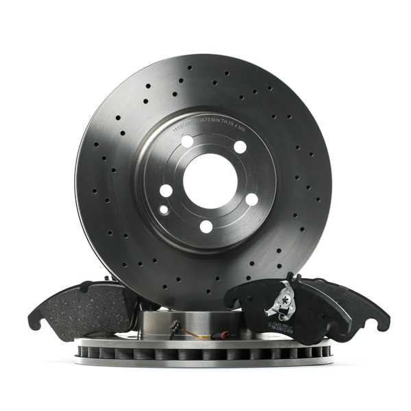 RIDEX 3405B0466 Kit de discos de freno y pastillas MERCEDES-BENZ Clase C T-modell (S204) C 300 CDI 4-matic (204.292) Gasóleo 231 cv 2014 precio