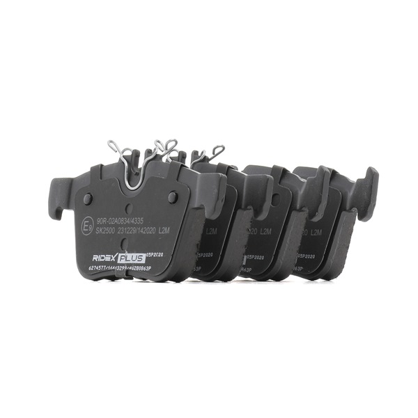 RIDEX PLUS 402B0863P Тормозные колодки дисковые MERCEDES-BENZ C-CLASS купе (C205) C 300 EQ Boost 4-matic (205.384) Бензин / электричество 258 л.с. 2021