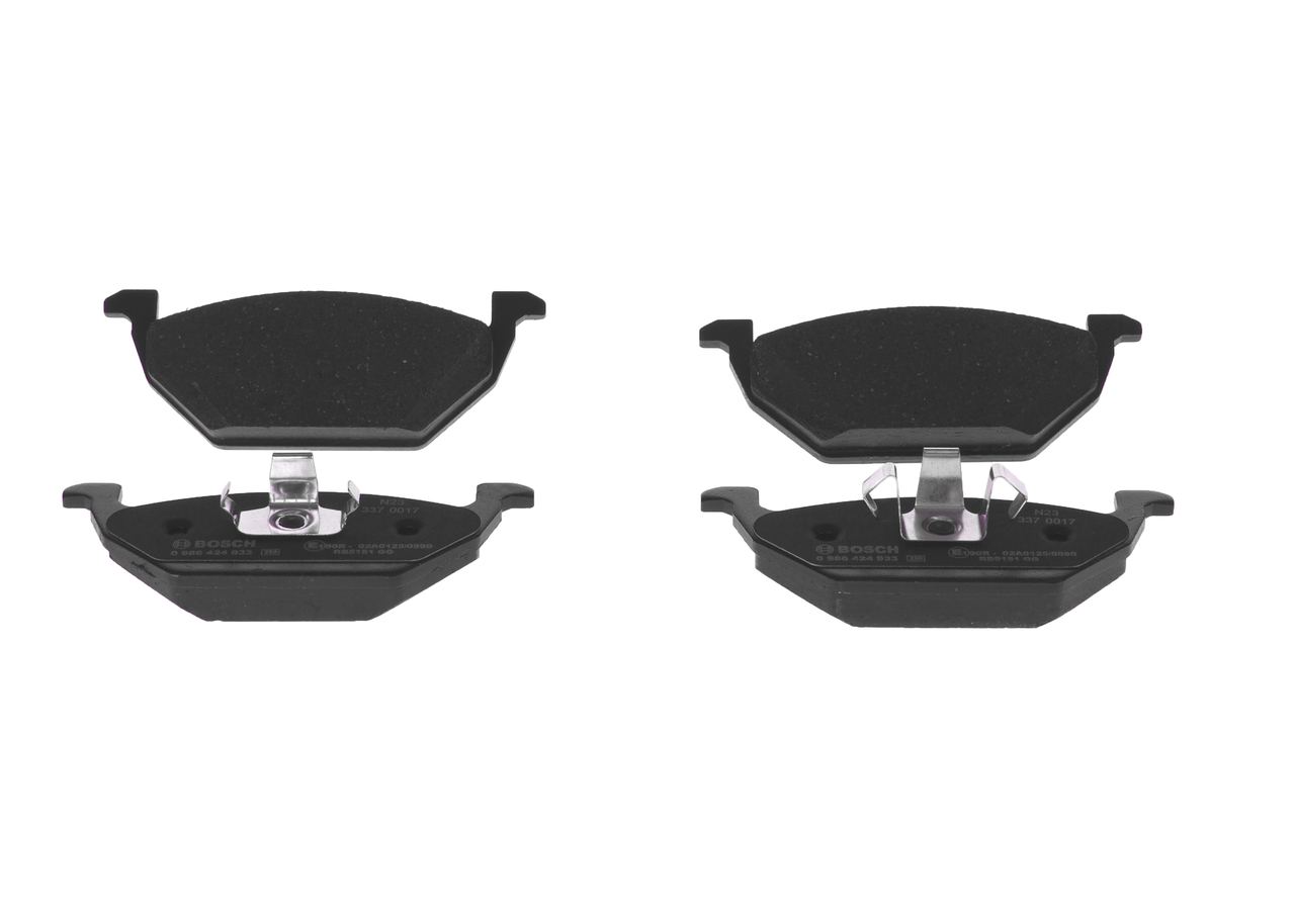 2QB698151 OE BOSCH Комплект тормозных колодок, дисковый тормоз 0 986 424 933